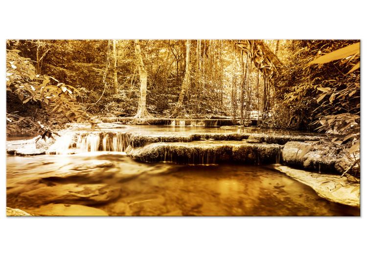 Large Canvas Print Waterfall in Sepia II [Large Format]
