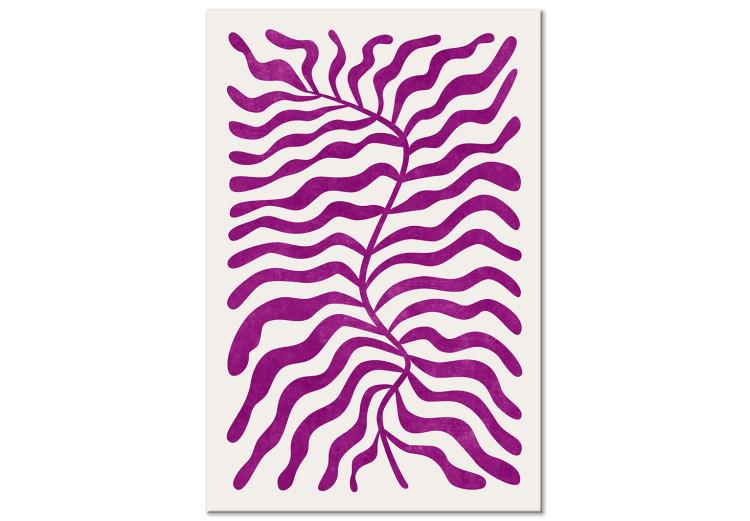 Geometric Abstraction (1-piece) - purple shapes and forms