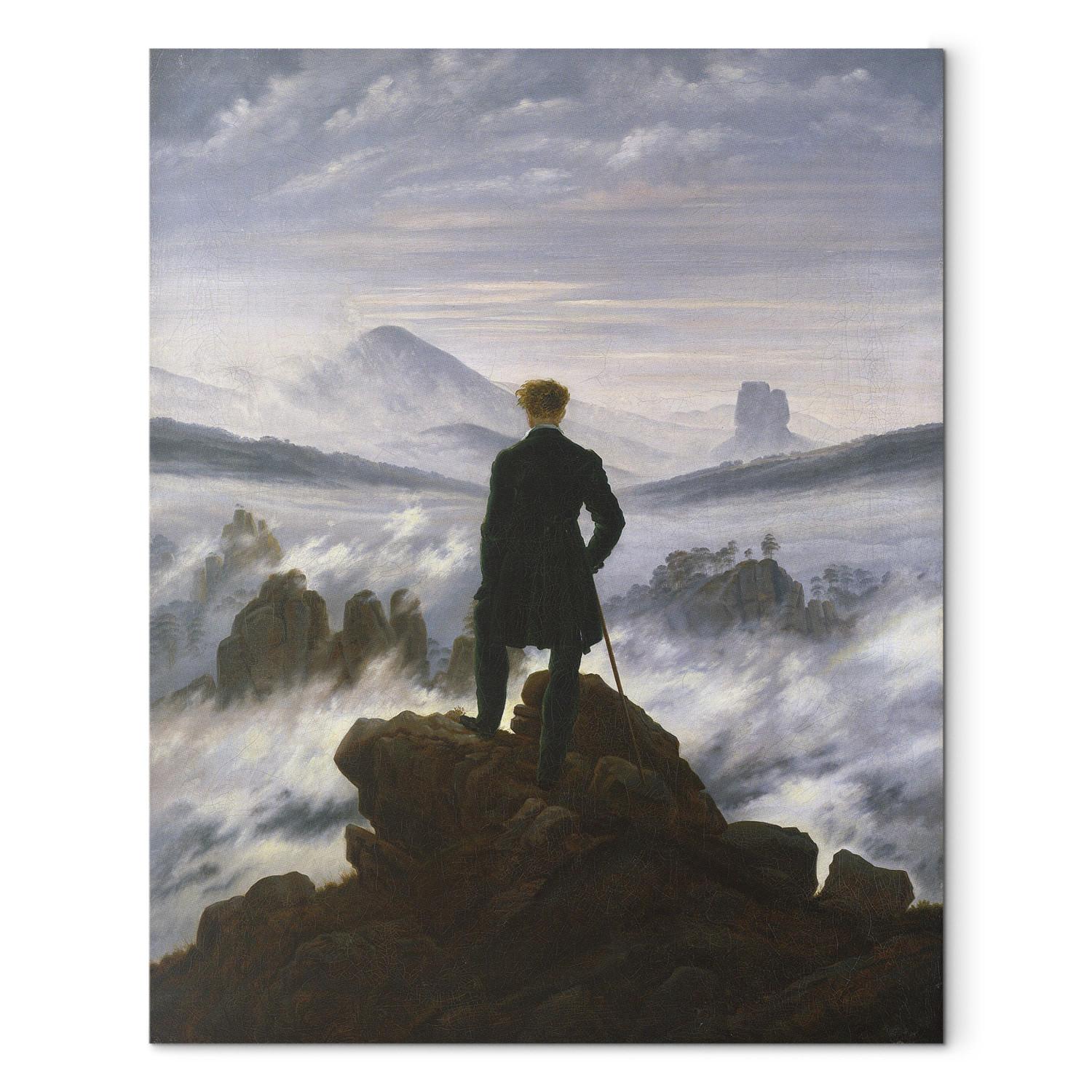 Canvas Wanderer above the Sea of Fog