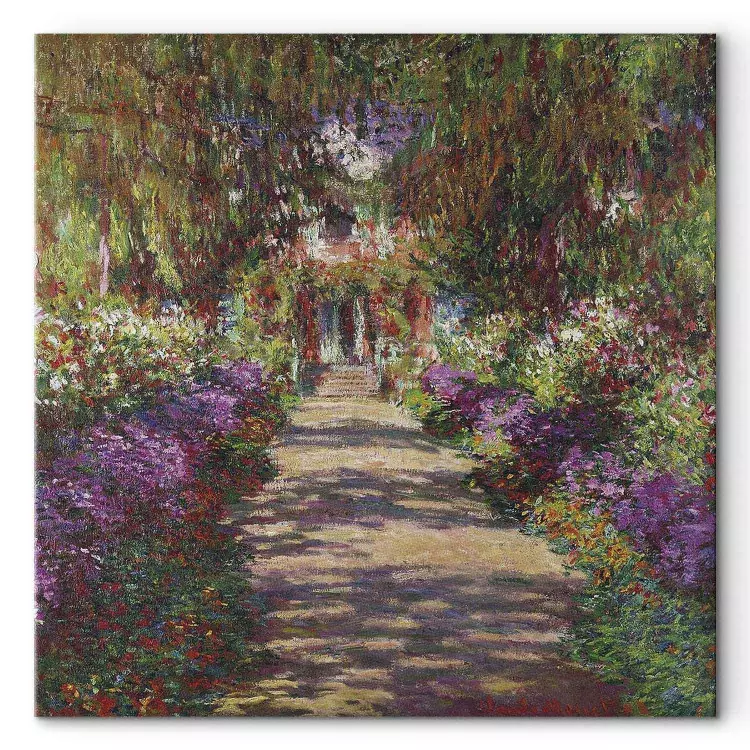 Canvas Garden Path in Giverny