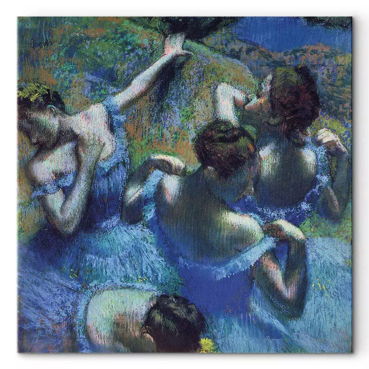 Canvas Blue Dancers II