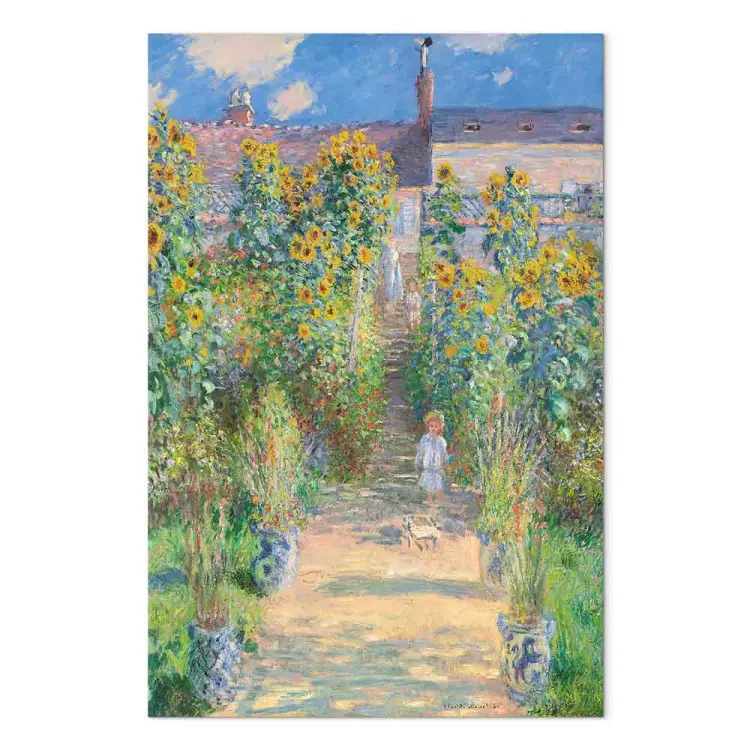 Claude Monet - The Artist's Garden at Vétheuil