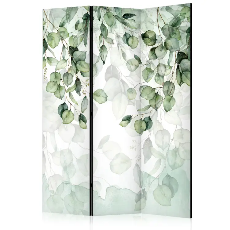 Lightness of Leaves - botanical nature motif in green shades