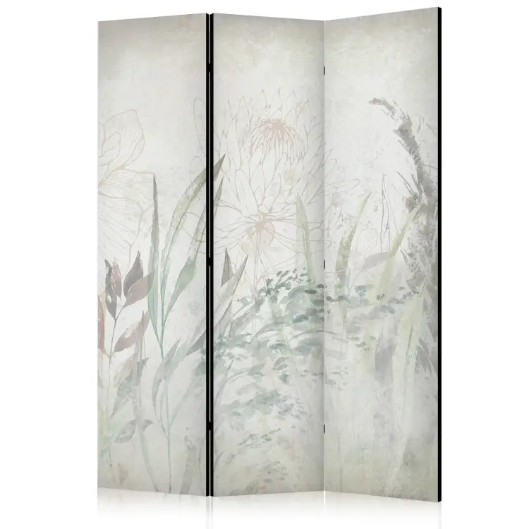 Boho Style Garden - flowers and leaves in pastel shades