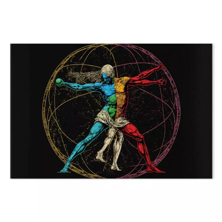 The Vitruvian Athlete - A Composition Inspired by Da Vinci’s Work