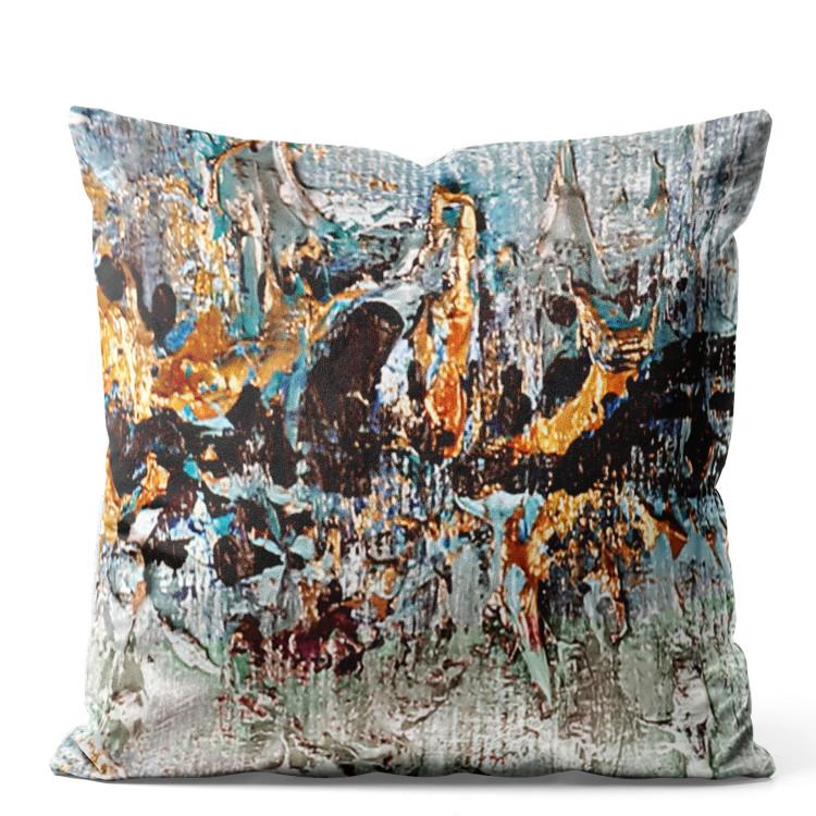 Velor Pillow Creative Expression - Abstract Composition Imitating a Paint Explosion