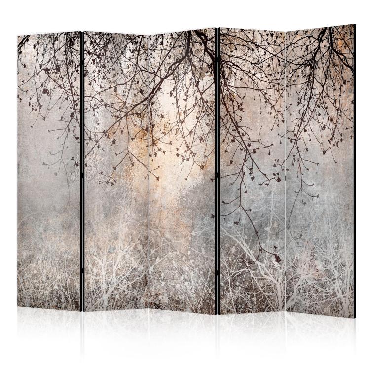 Room Divider Decorative Tree - Delicate Twigs With Flowers in the Colors of the Morning II [Room Dividers]