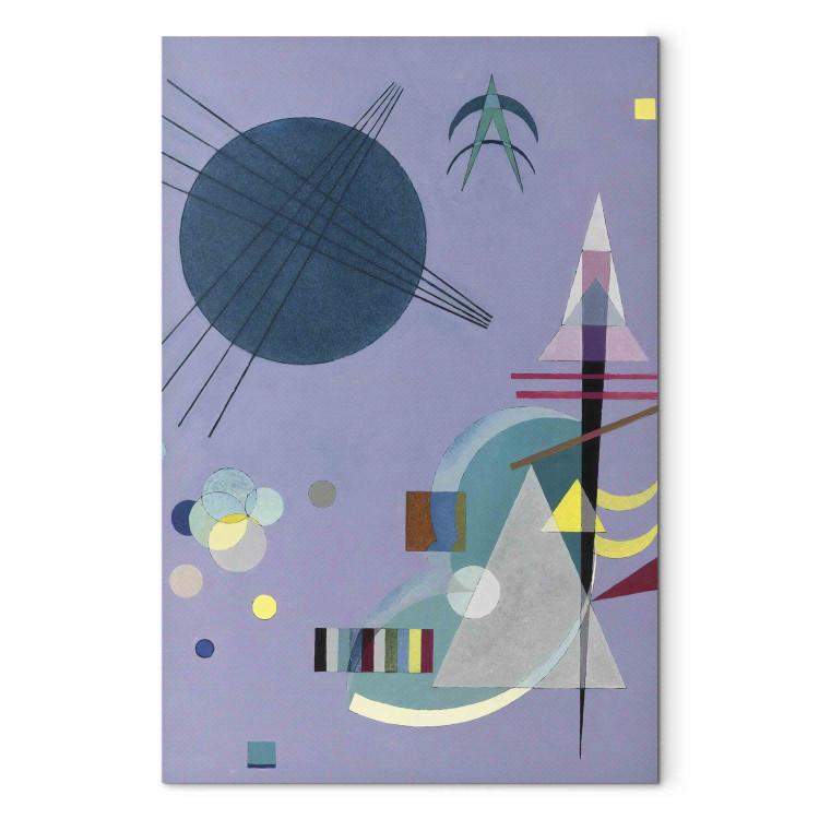 Violet Abstraction - A Colorful Geometric Composition by Kandinsky
