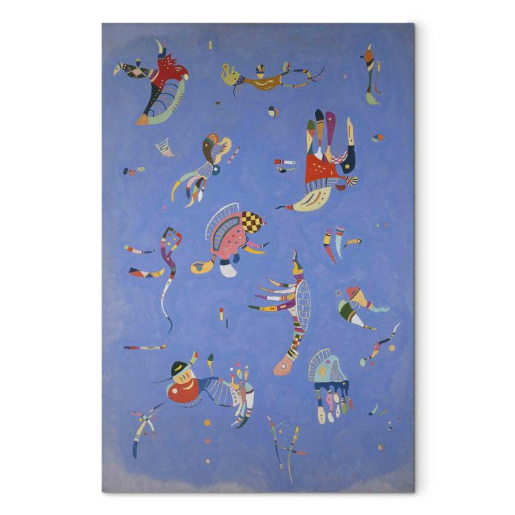 Blue Sky - A Composition With Abstract Forms by Kandinsky