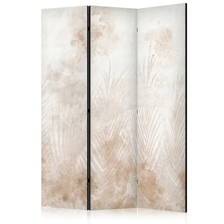 Sandy Relaxation - Delicate Beige Palm Leaves