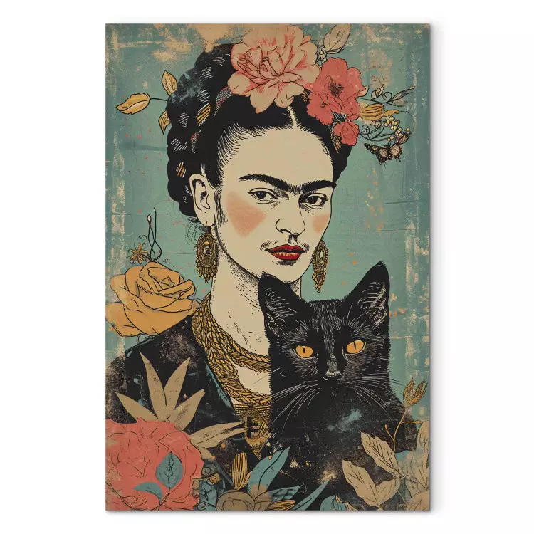 Frida Kahlo - portrait of a Japanese inspired painter