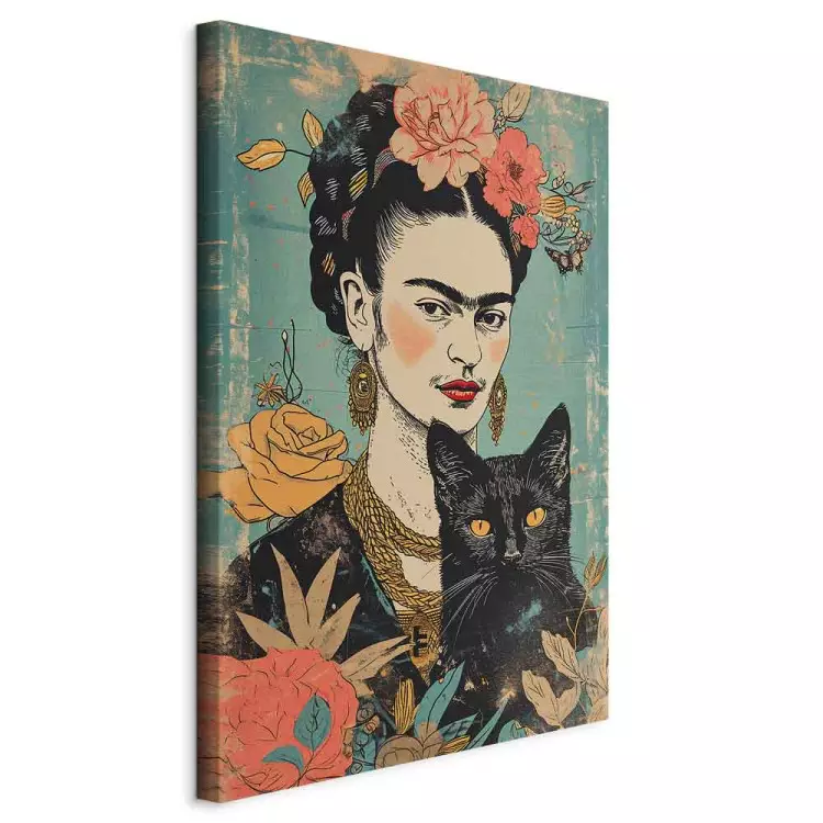 Frida Kahlo - portrait of a Japanese inspired painter