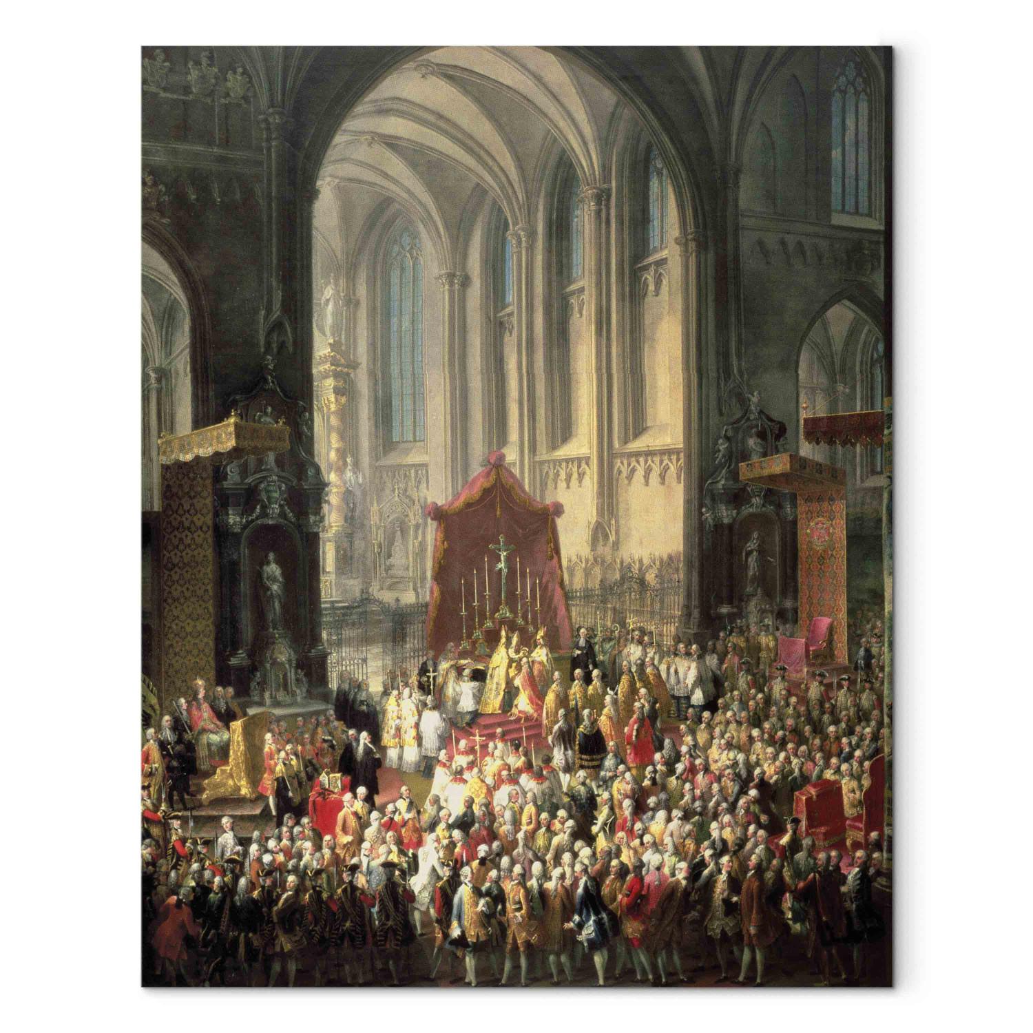 Canvas The Coronation of Joseph II