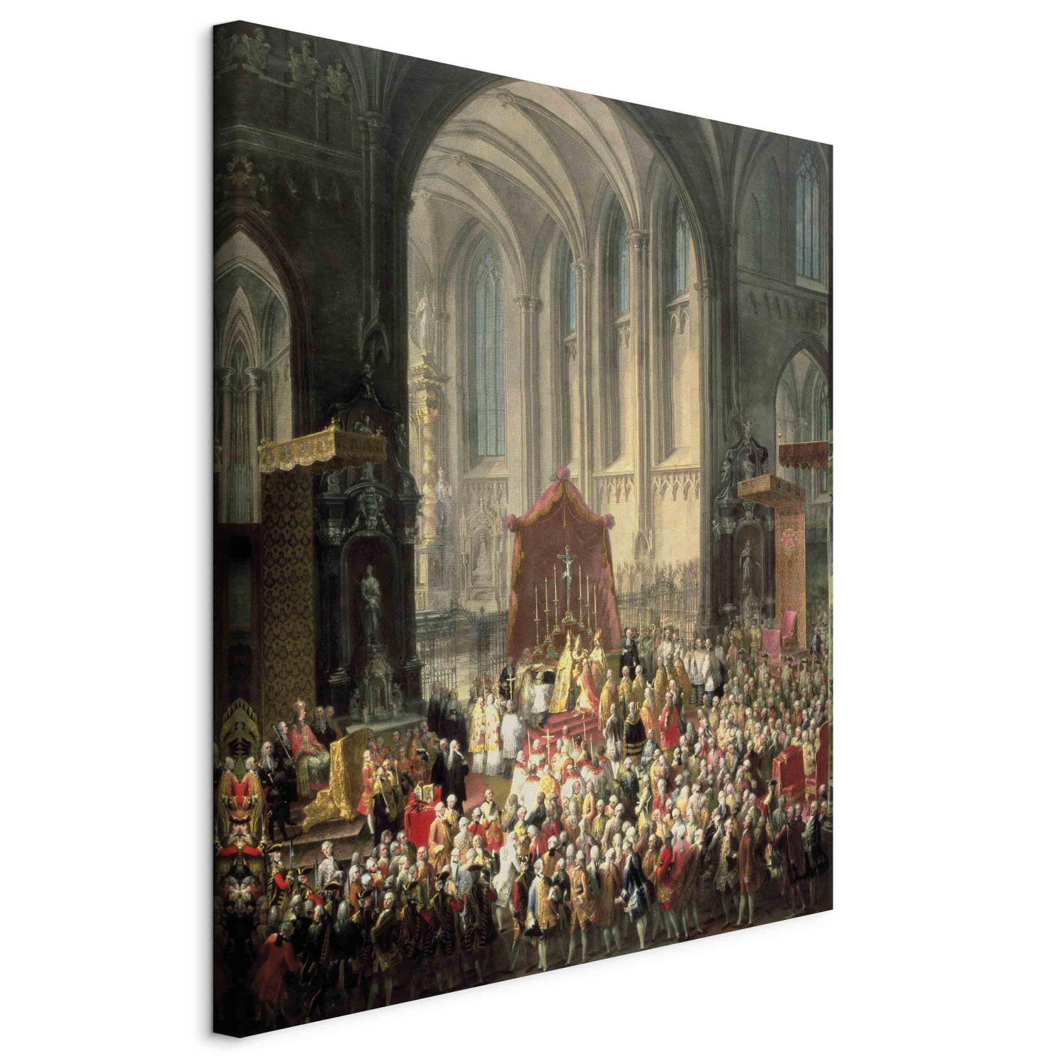 Canvas The Coronation of Joseph II