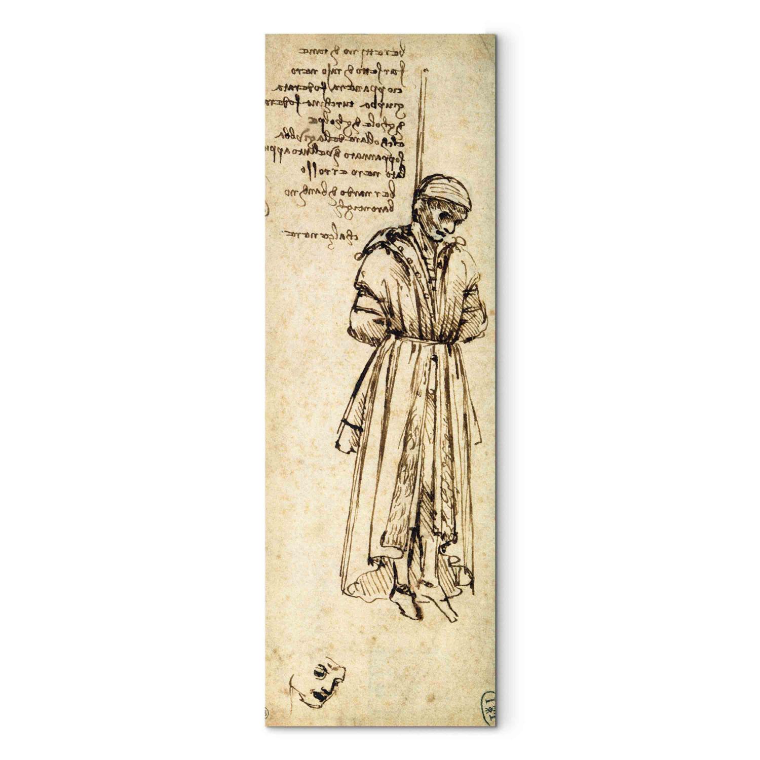 Canvas Study of the Hanged Bernardo di Bandino Baroncelli, assassin of Giuliano de Medici