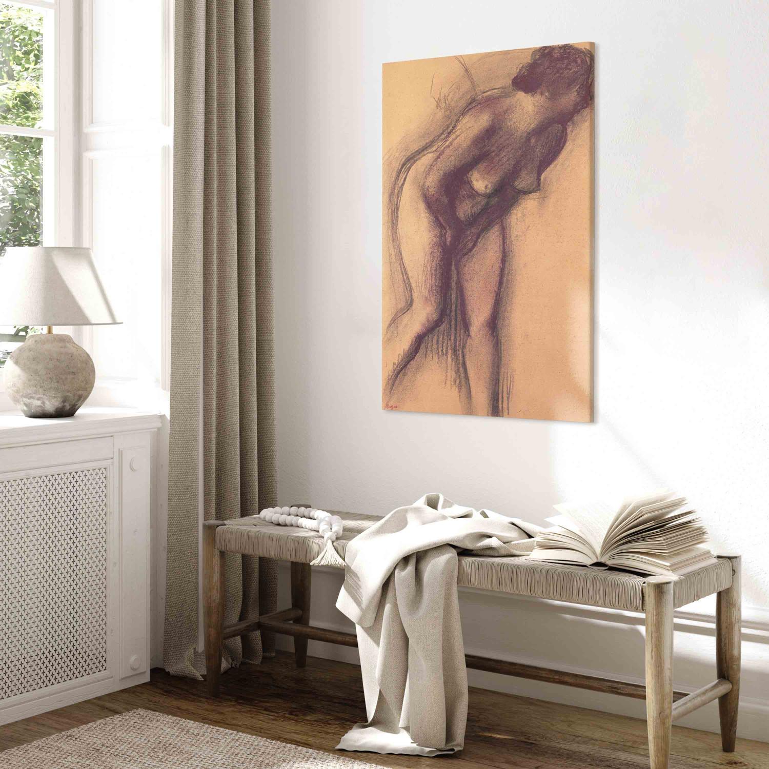 Canvas Female Standing Nude