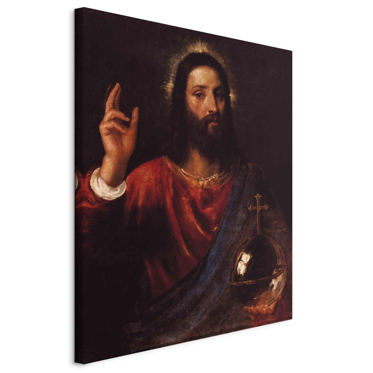 Canvas Christ giving a blessing