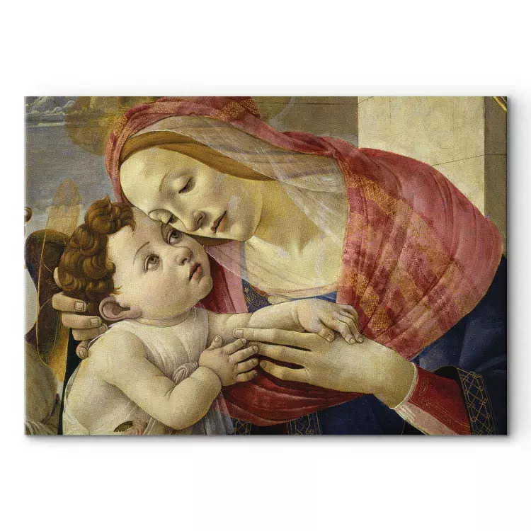 Canvas Mary with the Child and angels