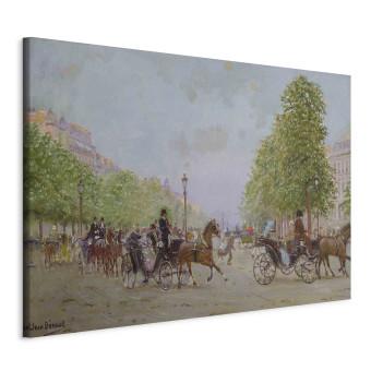 Canvas The Promenade on the Champs-Elysees