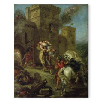 Canvas Rebecca Kidnapped by the Templar, Sir Brian de Bois-Guilbert