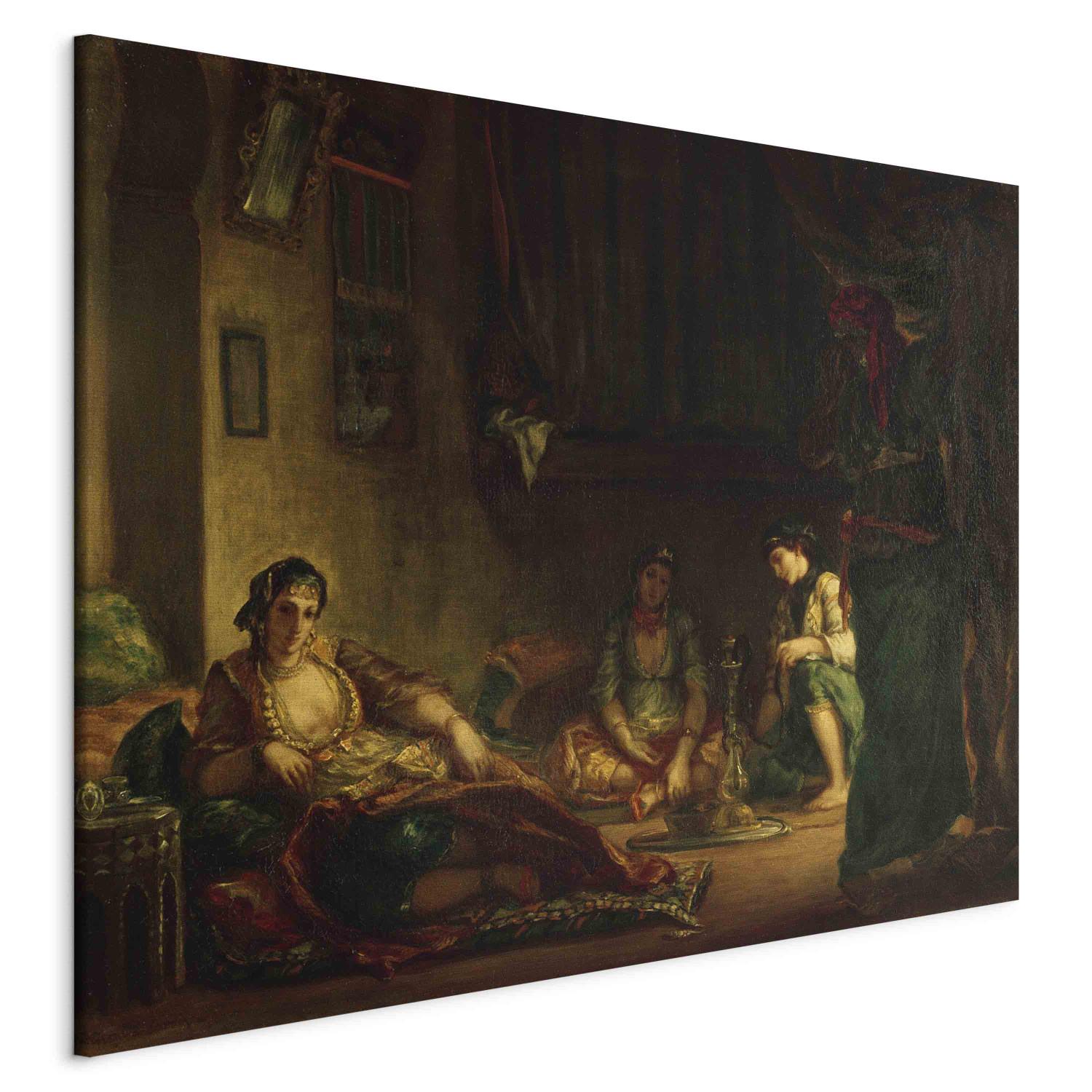 Canvas The Women of Algiers in their Harem