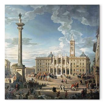 Canvas The Piazza Santa Maria Maggiore