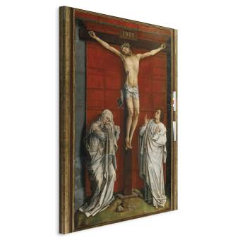Canvas Christ on the Cross with Mary and John
