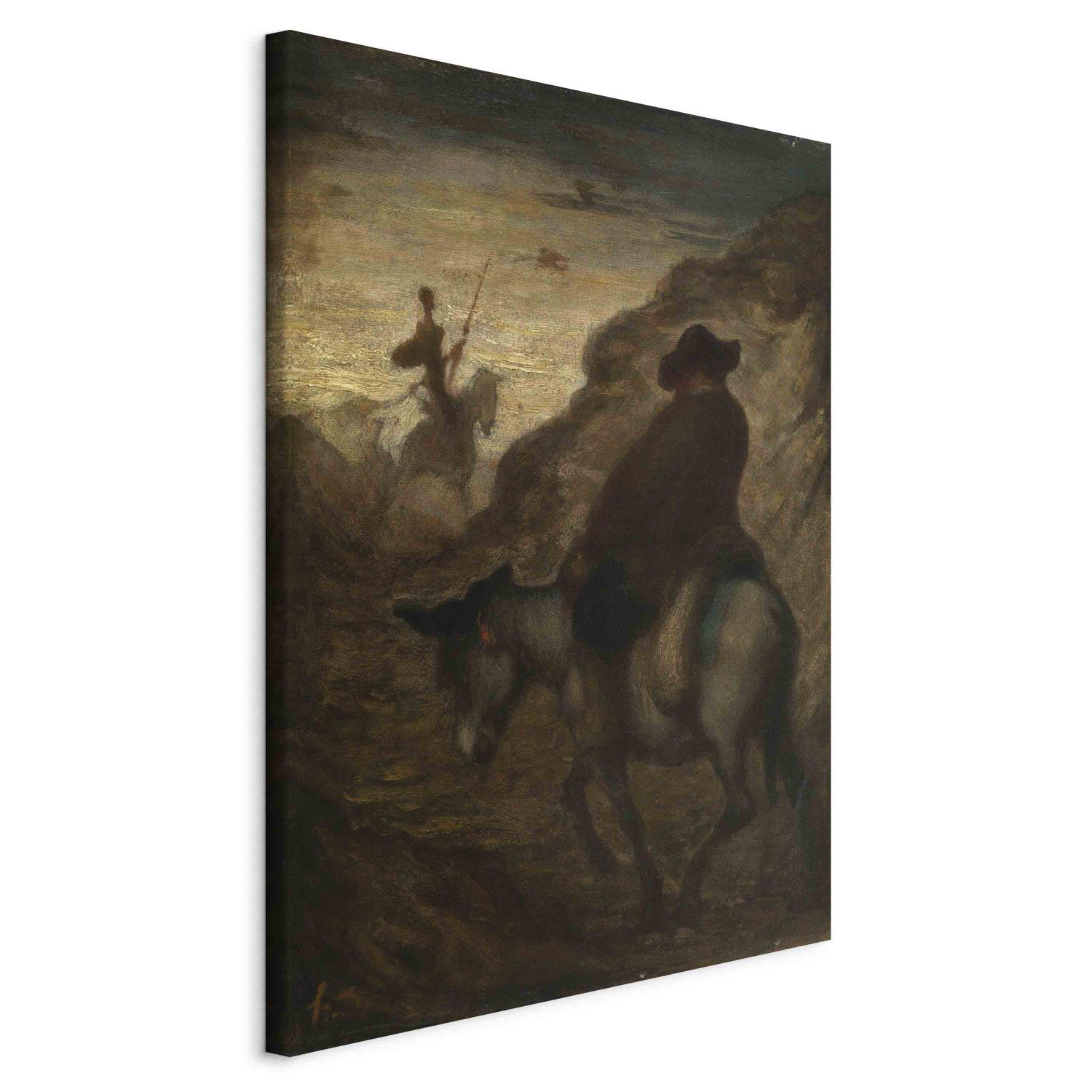 Canvas Sancho and Don Quixote
