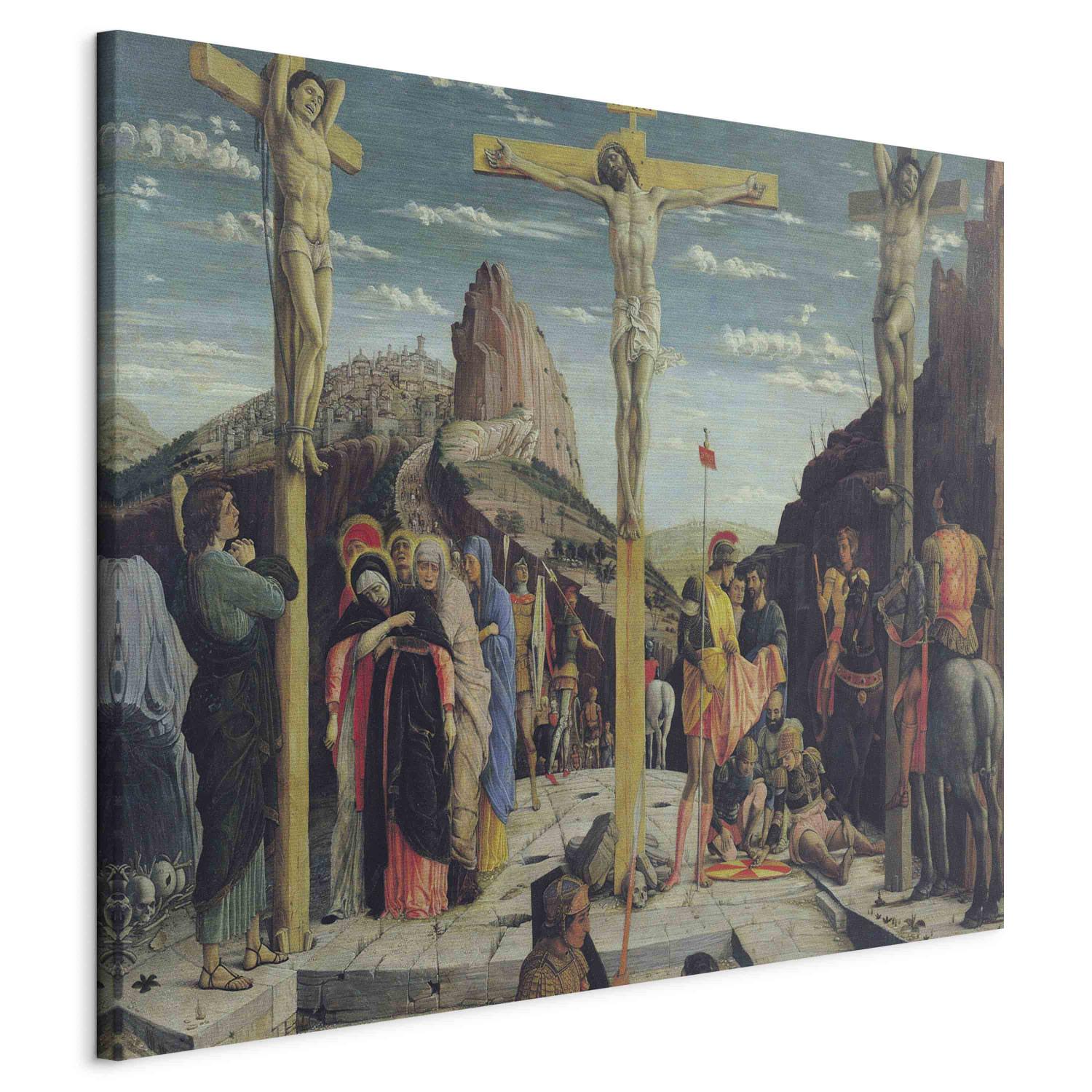 Canvas Calvary, central predella panel from the St. Zeno of Verona altarpiece