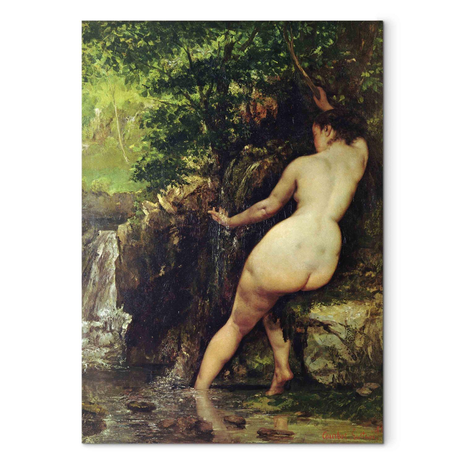 Canvas The Source or Bather at the Source