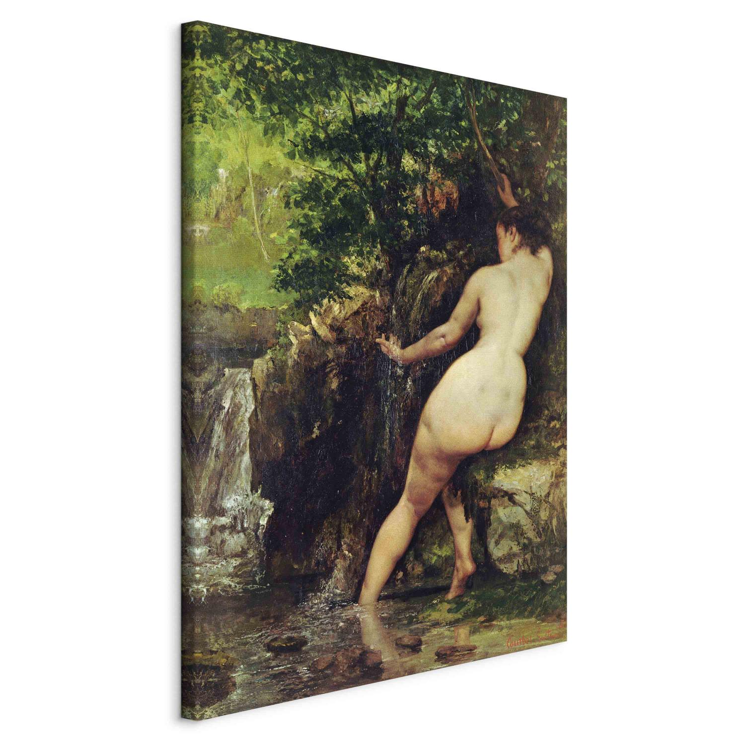 Canvas The Source or Bather at the Source