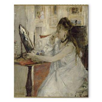 Canvas Jeune femme se poudrant (Young woman powdering her face)
