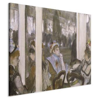 Canvas Women on a Cafe Terrace