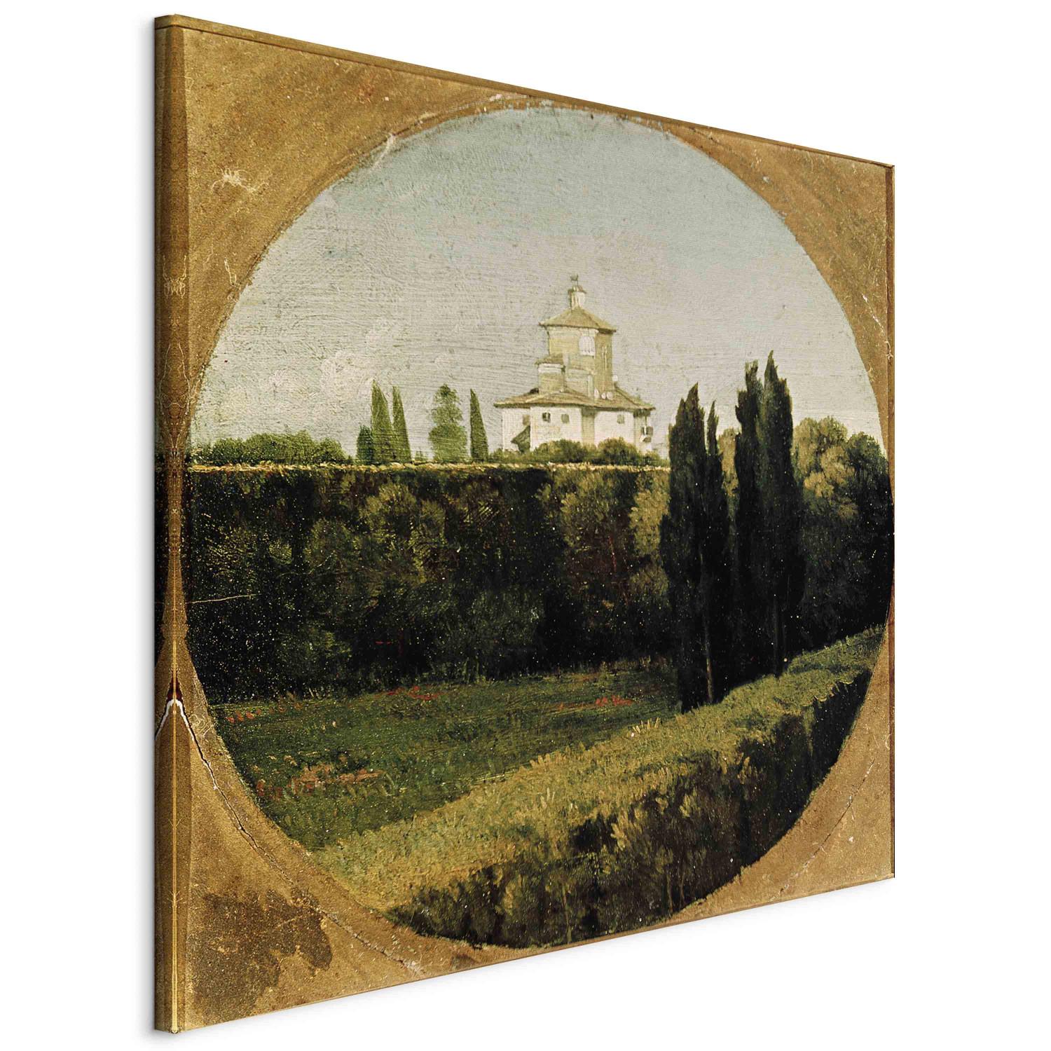 Canvas View of the Villa Medici, Rome