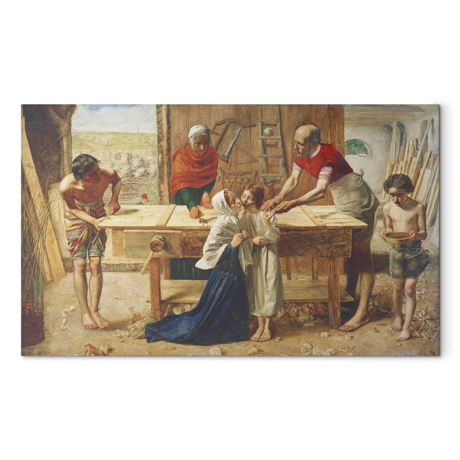 Canvas Christ in the House of His Parents' (od. The Carpenter's Shop)