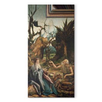 Canvas Saint Antony with the hermit, Paul
