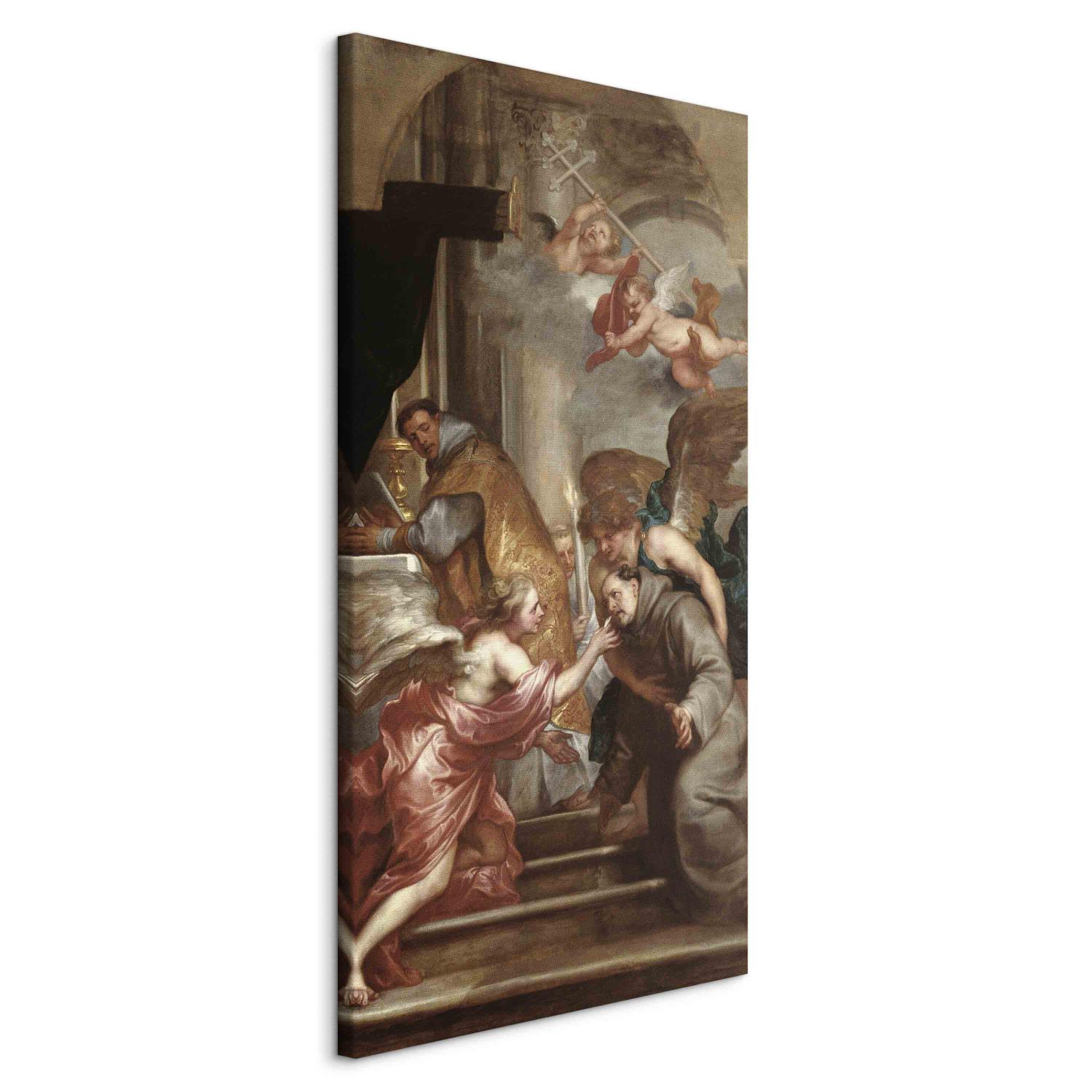Canvas The Communion of St. Bonaventure