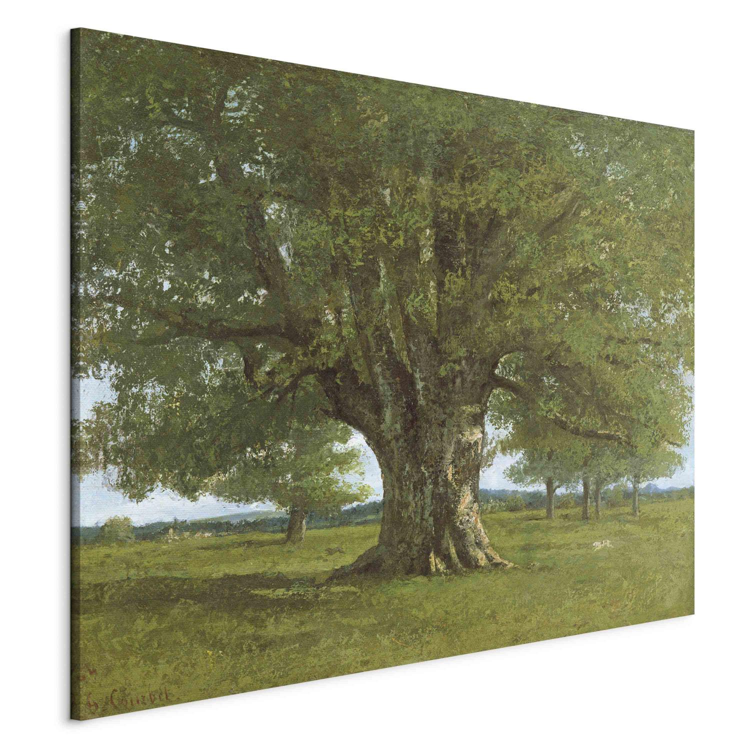 Canvas The Oak of Flagey, called Vercingetorix