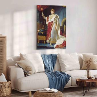 Canvas Napoleon I in his coronation robe