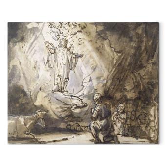 Canvas Annunciation to the Shepherds