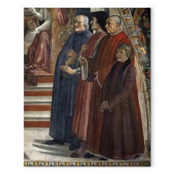 Canvas Confirmation of St.Francis of Assisi's Rules of the Order by Pope Honorius III