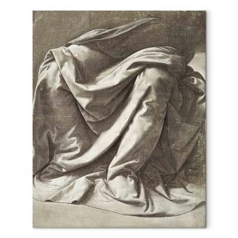 Canvas Drapery study for a Seated Figure