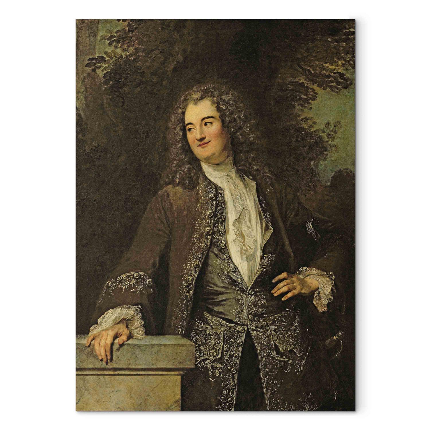Canvas Portrait of a Gentleman, or Portrait of Jean de Julienne