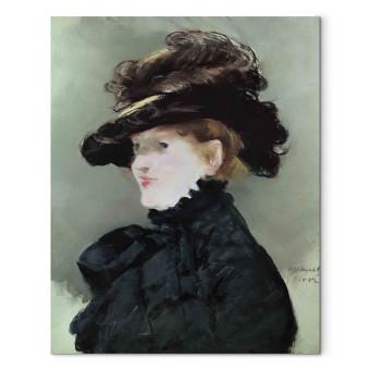 Canvas Portrait of Mery Laurent