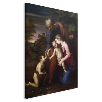 Canvas The Holy Family with the infant Saint John