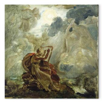 Canvas Ossian Conjures Up the Spirits with His Harp on the Banks of the River of Lora