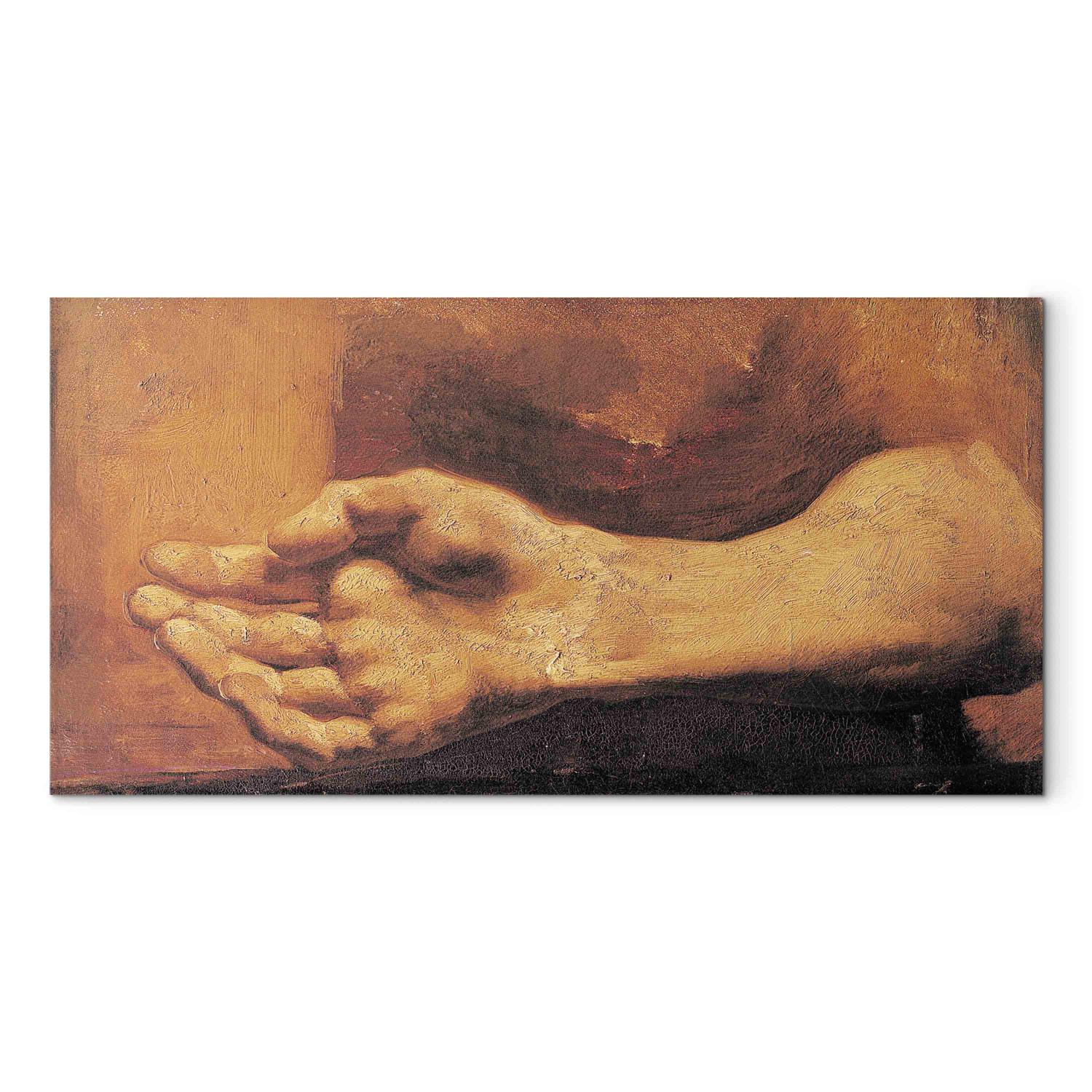 Canvas Study of a Hand and Arm
