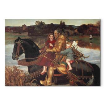 Canvas Sir Isumbras at the Ford (A Dream of the Past)