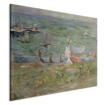 Canvas The Port of Gorey on Jersey