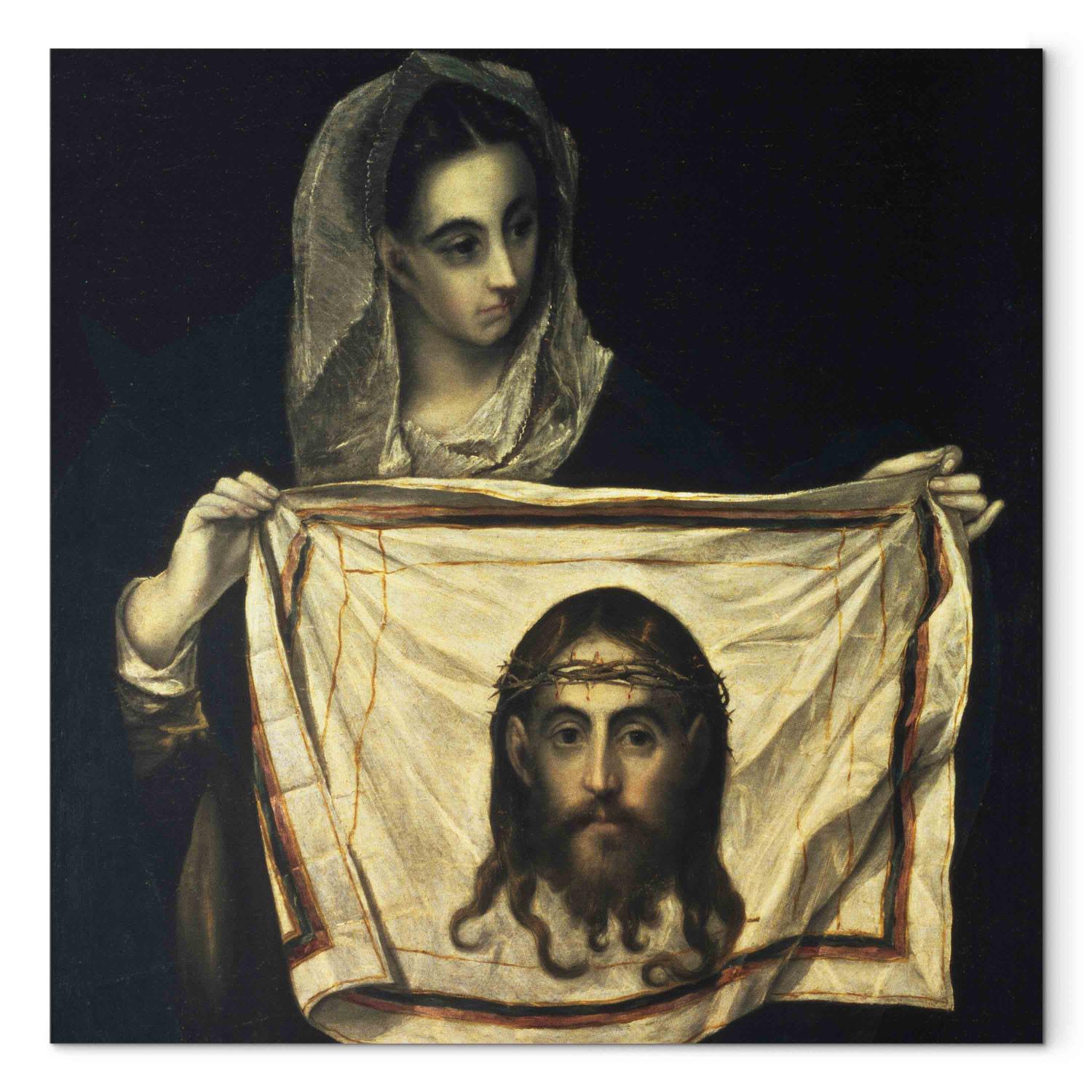Canvas St.Veronica with the Holy Shroud